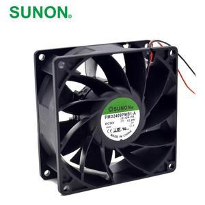 SUNON 인버터 쿨링 팬 축 팬  풍압 계산 장치 24V PMD2409PMB1-A 92mm 92x92x38mm