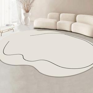 타원형 비정형러그 카페트 구름 대형 침대밑 집들이 사이즈 식탁밑 인테리어