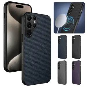 데켄스 갤럭시 S26 S25 S24 S23 S22 울트라 플러스 FE 카본 디자인 맥세이프 슬림형 핸드폰 휴대폰 케이스