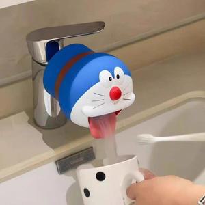 도라에몽 크레호환 신짱 수도꼭지 익스텐더 크리 에이 티브 ins  가치 만화 DIY 화장실 귀엽고 재미있는 손