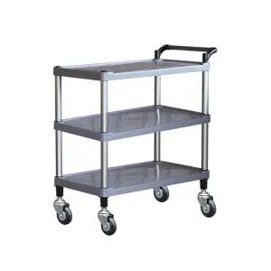 병원 식판운반용 이동용 손잡이대차 미용실카트 서빙 호텔 끌차 식당용 수레 급식용