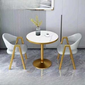 티테이블세트 2인용 소형 그레이 화이트 60cm 인테리어 회의 2인티테이블세트 식탁 원형