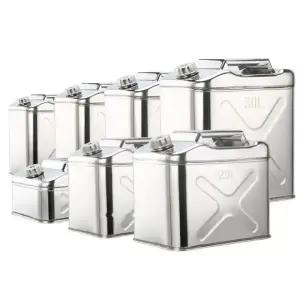 프리미엄 캠핑용 연료통 스테인리스 304 기름통 304l 등급 두꺼운 5l