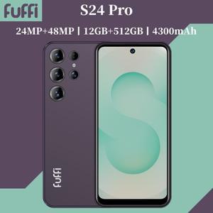 FUFFI 글로벌 버전 S24 Pro 스마트폰 4300mAh 8GB RAM 512G ROM 6.56인치 휴대폰 안드로이드 720x1612HD 48