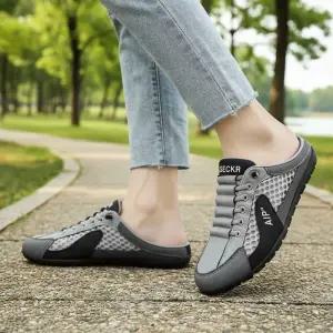남성 슬리퍼운동화 남자 블로퍼 뮬 운동화 편한 미끄럼방지 에어메쉬 스니커즈 신발
