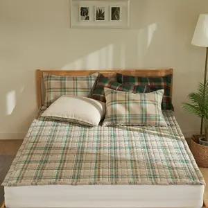 피노키오 체크 마이크로워셔 카페트 SS베이지 단품사계절이불패드 추천 차렵 1인용 매카 SS 두꺼운