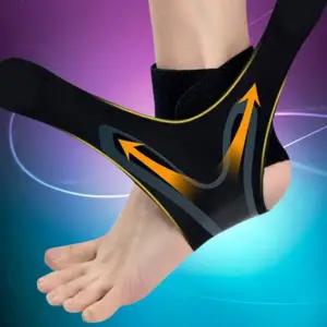 발목 밴드 얇은 스포츠 초경량 발목 보호대 고탄력 논슬립 테이핑 스트랩 크로스 아동