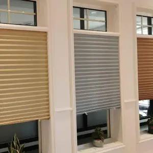 셀프 블라인드 붙이는 접착식 가정용 창문 블라인드 햇빛 가리개 무타공 안방 무지