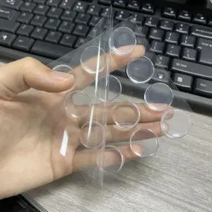 2cm왕 투명 원형 고무발 12p 미끄럼방지 문쾅 도어 가드 미끄럼방지패드