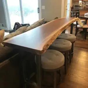 우드슬랩테이블 식탁 유럽식 원목