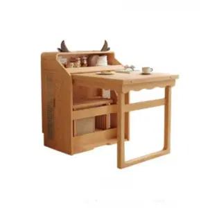 우드슬랩 원목식탁 접이식 확장형 공간활용