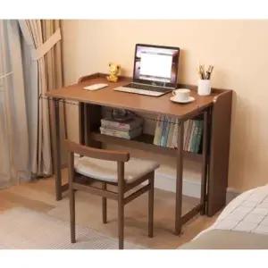 책상 접이식 테이블 데스크 나무 원룸 자취방 A. 내추럴우드 83 x 57x78