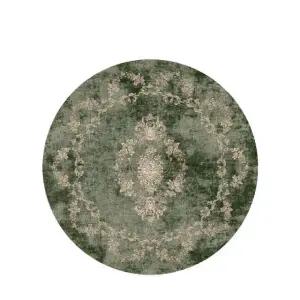 플라워러그 거실 원형 카펫 카페트 A. S575-1Y 100cm