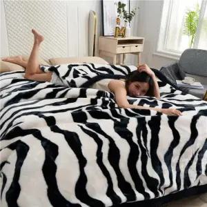 옛날담요 밍크 이불 겨울 극세사 A. 심플패션 양면 플리스 150 x 200 2.0kg