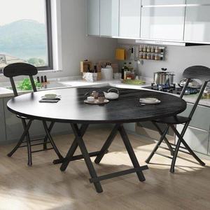 원탁식탁 빈티지 홈카페 1m 미니멀 북유럽 다이닝 둥근 접이식식탁 50 4인용 접이식