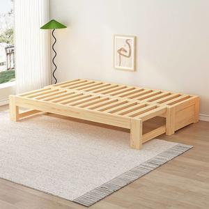 원목 소파베드 확장형 프레임 0CM 사이즈 자취방 침대겸 다기능 쇼파침대 소파 간이