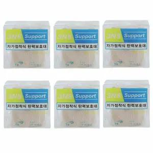 3NS 자가점착식 탄력보호대 테이프 5cm x 4.5m 6롤