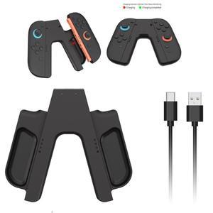 2 in 1 그립 충전 도크 스위치 조이콘 휴대호환  컨트롤러 NS 게임 악세사리용