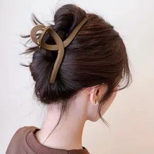 여성 7컬러 데일리 무광 집게핀 올림머리 머리집게핀 헤어핀 집게핀 머리핀