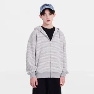 [에꼴리에] 여자 봄신상 소프트스트라이프후드점퍼(26A0153)