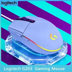 호환 로지텍 호환 G203 게이밍 마우스 1000Hz 폴링 레이트로 실시간 반응 제공