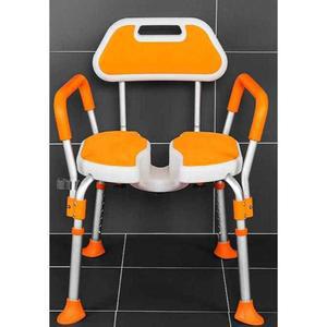 목욕의자 실버용품 높이조절 보조체어 샤워용 양로원 목욕탕 U시트 높이조절 목욕