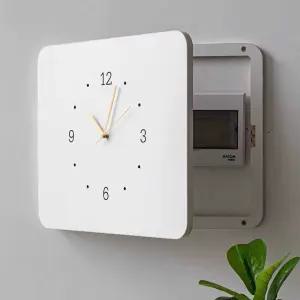 두꺼비집커버 분전함가리개 시계 인테리어 차단기