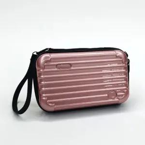 보조 로즈골드 하드파우치 손잡이 여행 보관 가방 캐리어파우치 하드캐리어파우치