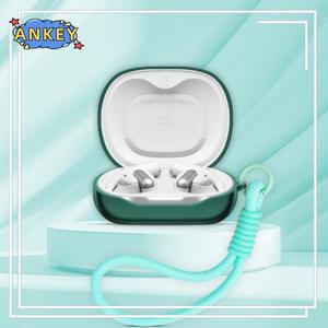 JBL호환 Sense Pro 실리콘 케이스  포함 보호 임팩 방지 무선 이어폰 커버 카라비너 랜야드