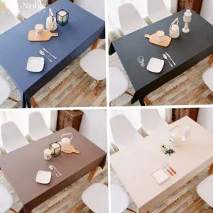 방수 식탁보 북유럽 패브릭 4인용 린넨 식탁보 테이블보 거실 매트