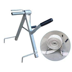 휴대용 화재 물 파이프 저장 장치  금속 호스 릴 도구 접이식 수동 권선 농지 관개