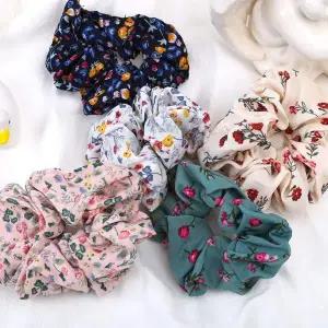 [골드스마일]미니플라워 곱창머리끈