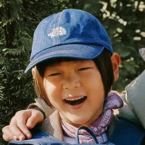 [노스페이스] [노스페이스키즈 공식] NE3CR50S 키즈 로고 볼캡 INDIGO