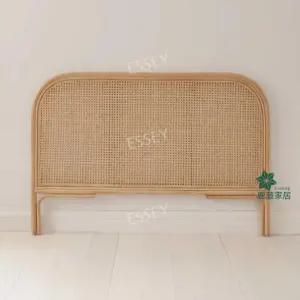 라탄 칸막이 프레임 침대 인테리어 헤드보드 북유럽 머리판