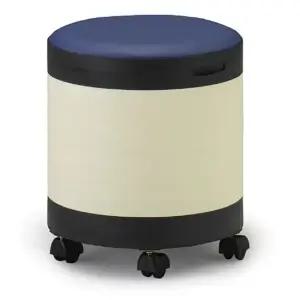 6단수납의자-로라 아이보리) 수납의자 화장대의자 식탁의자 장난감수납겸용의자