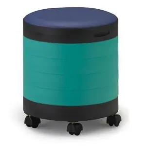 6단수납의자-로라 그린) 수납의자 화장대의자 식탁의자 장난감수납겸용의자