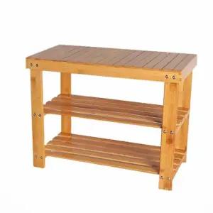 TBZ 베이직 우드 의자겸용 2단 선반 수납하기좋은 수납함 선반수납장 주방선반장