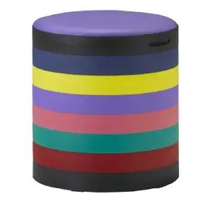 7단수납의자-고정 보라) 수납의자 화장대의자 식탁의자 장난감수납겸용의자