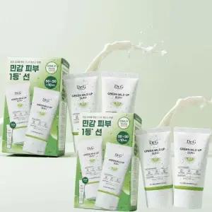 닥터지 그린 마일드 업 선 플러스 50ml x4개 썬크림 민감성 자외선차단제 무기자차 선크림