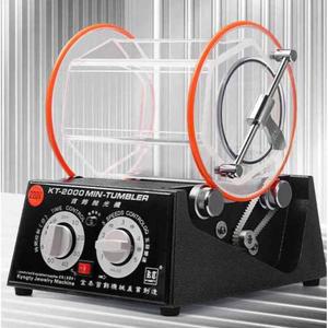 폴리셔 바렐기 보석 귀금속 구성 표준 세척기 폴리싱 소형 드럼