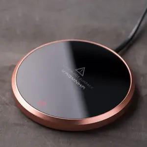 커피 머그 워머 - KRMNHR 18W 자동 차단 컵 홈 오피스 책상용 코코아 차 물 우유 로즈 골드용 전기 음료