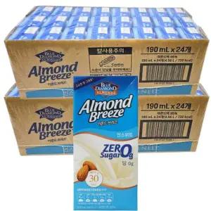 아몬드 브리즈 언스위트 190ml x48팩 아몬드우유
