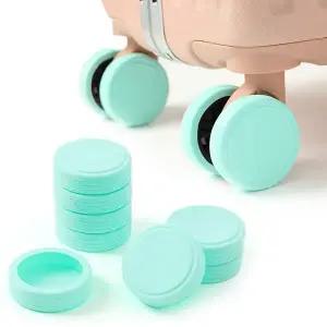 [셀러에이드]8p 블랙 캐리어 바퀴 커버 보호 소음방지 신발 가드