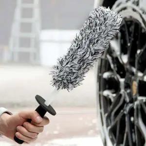 자동차휠브러쉬 타이어청소 세차용솔 자동차타이어브러시