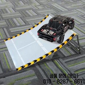 접이식 점프 램프가 포함된 Darksky RC 오프로드 자동차 모델 트럭용 나일론 곡선 경사 플랫폼