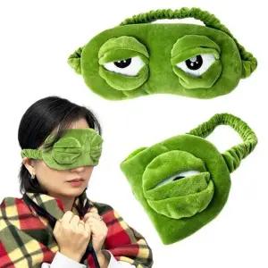 ( )수면안대 눈가리개 암막 여행용 숙면 개구리눈 부드러운 재미있는