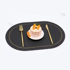 식탁 북유럽풍 테이블 양식 노르딕 가죽 매트