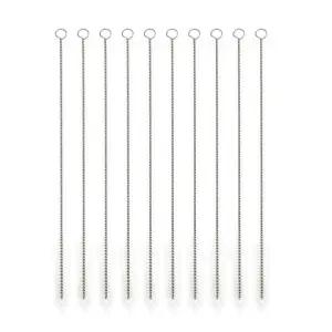 스텐 빨대 세척 솔 브러쉬 젖병 텀블러 10개