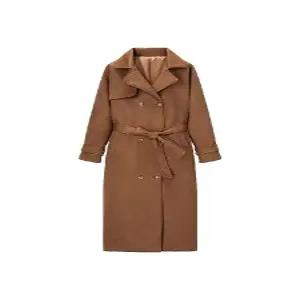 스트레인지 여자 롱 가을 더블 칼라 데일리룩 점퍼 코트 트렌치 KUK3