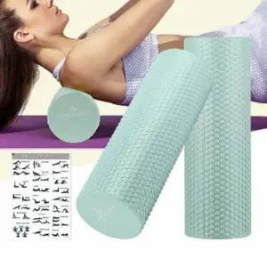 폼롤러 추천 15x45 EVA 필라테스 돌기 종아리 폼롤러